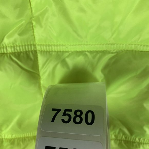 Calvin Klein Puffer Vest Womens M Highlighter Yellow Crop Performance 7580 - Picture 9 of 9